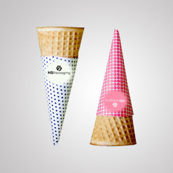 printed cone sleeves packaging