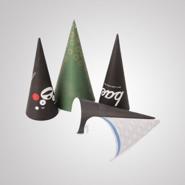 printed cone sleeves packaging