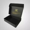 custom Matte Black Hair Extension Boxes